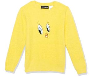 Desigual JERS_PIOLIN 8022 Yellow Sun - Sudadera para Mujer (5/6), Color Amarillo