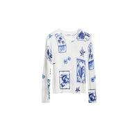 Desigual JERS_Tampere Sweatshirt, Azul, M Women's