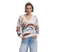 Desigual JERS_Wasilla Pullover Sweater, Color Blanco, XL Women's