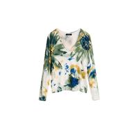 Desigual Jersey azul oscuro / mostaza / oliva / blanco M EUR