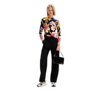 Desigual Jersey mezcla de colores / negro, Talla XL