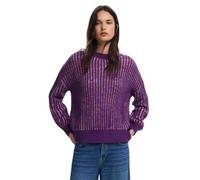 Desigual Jersey de Punto Plano para Mujer Sudadera, Rojo, XL