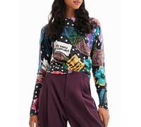 Desigual Jersey estampado lunares y paisley. 40 (M)