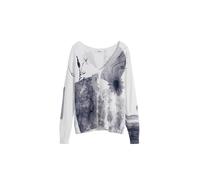 Desigual Jersey gris / antracita / blanco XS gris / antracita / blanco