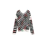 Desigual Jersey jade / rojo claro / negro / blanco M jade / rojo claro / negro / blanco