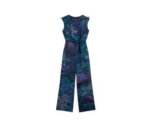 Desigual Jumpsuit aqua / azul oscuro / amarillo / verde / lila M aqua / azul oscuro / amarillo / verde / lila