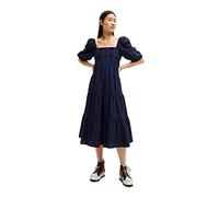 Desigual Kalma 5096 - Vestido Informal para Mujer (Talla S), Color Azul