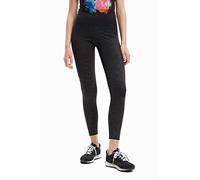 Desigual Legging_Elisabet L Pantalones Informales, Negro, Mujer