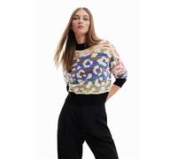 DESIGUAL MAGLIA DONNA BLU