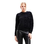 Desigual Suéter_shasa Sudadera, Negro, M para Mujer