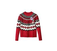 DESIGUAL MAGLIONE DONNA ROSSO
