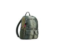 Desigual mochila de ocio Chester Hybrid Denim Big Backpack Kaki caqui