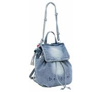Desigual mochila en denim pequeña de la colección de accesorios, Azul, Talla única