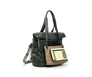 Desigual mochila grande de la colección de accesorios, Verde, Talla única