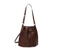 Desigual mochila mediana de la colección de accesorios, Marrón, Talla única