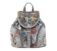 Desigual mochila Mickey All Denim Backpack Mini Denim Light Grey