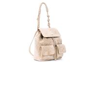 Desigual mochila pequeña de la colección de accesorios, Beige, Talla única