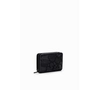 Desigual Mone Alpha Maya, Cartera Tri-Fold Mujer'S, Negro, 12