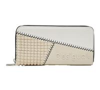 Desigual - Mone_GRISOM Fiona, Billetera Plegable De Las Mujeres, White,
