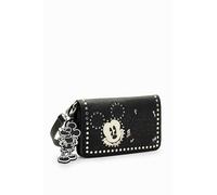 Desigual Mone_Mickey Rock Magda, Accesorio de Viaje-Billetera Plegable para Mujer, Black, 24SAYP10