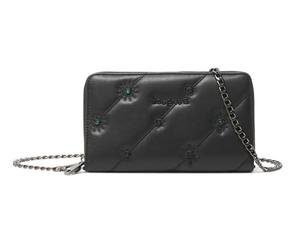 Desigual Mone Ojo De Tigre Melisa Long Wallet Negro