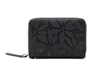 Desigual Mone_Onyx Marisa, Cartera bi-Fold para Mujer, Negro, 1
