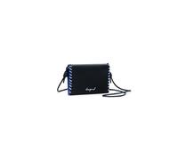 Desigual Monedero Bolso de Mano Mone Capsule Tiny Zip Clutch Black Negro