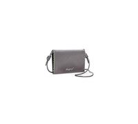 Desigual Monedero Bolso de Mano Mone Capsule Tiny Zip Clutch Plata Oscura Malva