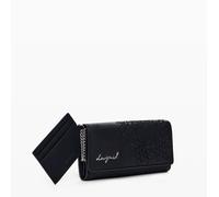 Desigual Monedero efecto piel bordados mediano 25WAYP35-2000
