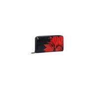 Desigual Monedero Mone Flowerina Fiona Long Wallet Black Negro