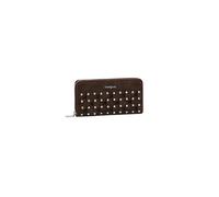 Desigual Monedero New Patch Fiona Long Wallet Chocolate marrón Oscuro