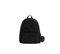 Desigual Mujer Back_prisma Mombasa Backpack Medium, Negro, talla única