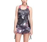 Desigual Mujer Knitted Strapless TS a Camiseta de Tenis B, otoño/Invierno, Mujer, Color Gris - Gris, tamaño XL