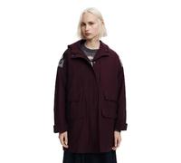 Desigual Mujer Woman Woven Parka, Rojo, L
