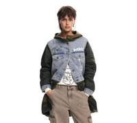 Desigual Mujer Woman Woven Parka, Verde, M