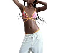 Desigual NASAU Top Bikini Bottoms, Naranja, M Women's