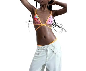 Desigual NASAU Top Bikini Bottoms, Naranja, M Women's