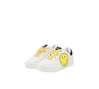 Desigual New Fancy Smiley White Low Top 23WSKP23 - Zapatillas deportivas, White, 37 EU