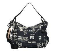Desigual Newspaper Arica Bolsa de hombro 30 cm negro
