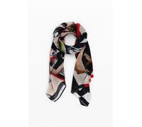 Desigual Newspaper Lacro Rectangle Foulard Tutti Fruti