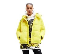 Desigual Padded_Estocolmo 8018 Amarillo Pantalón Corto, XS para Mujer