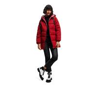 Desigual Padded_Kalmar, 3194 Chilli Long Overcoat, Rojo, XS para Mujer