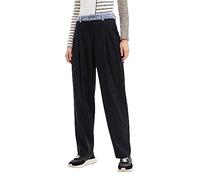 Desigual Pant_Chicago Pantalones Casuales, Negro, M para Mujer