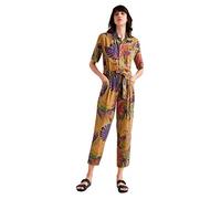 Desigual Pant_Lara, Overol De Las Mujeres, Green, S