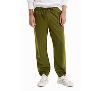 Desigual Pant_Roy 4092 Khaki Pantalones Casuales, Verde, 90 para Hombre