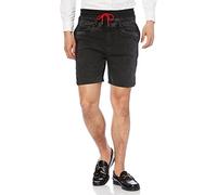 Desigual Pantalones Cortos Denim_Peter para Hombre, Negro, 38