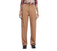 Desigual Pantalones Largos Tejidos para Mujer, marrón, S