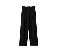 Desigual Pantalones Largos Tejidos para Mujer, Negro, S