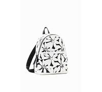 Desigual Pequeña mochila de flores troqueladas