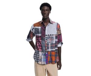 Desigual Plantilla Man 1, 3079 Vino Delavado, XL, Rojo, XL